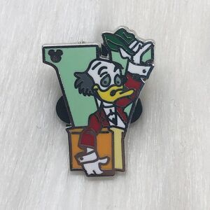 🔮‎ 5/$25 Disney Alphabet V For Ludwig Von Drake Pin